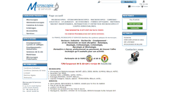 Desktop Screenshot of microscopie-et-services.com